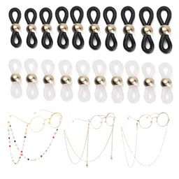 bnf 50Pcs Eye Glasses Spectacle Chain Strap Holder Loop Ends Black white 1 |Crafts | Beads & Jewelry Making | Other Beads & Jewelry Making image 5