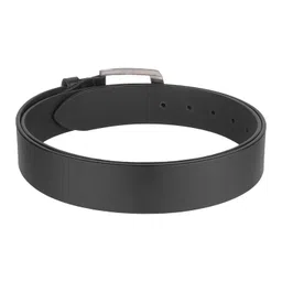 flyer Men's Leather Belt (Formal/Casual) (Colour -Black) Buckle Adjustable Size Genuine Original Leather (BL3357) image 4