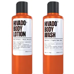hivado Men’s Body Wash & Body Lotion Combo Pack – Nourishing, Hydrating, and Refreshing Skin Care Set for All Skin Types – Moisturizing Formula for Soft, Smooth Skin image 1