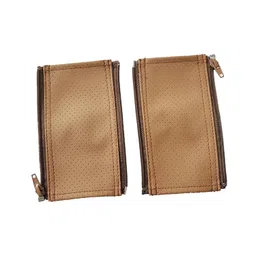 ILSMYSUTRA Pushchair Stroller Armrest Handle Universal Washable Dustproof PU Leather 2X image 1