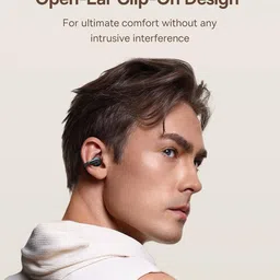 Baseus Open Ear Earbuds Clip On Earbuds Black image 2