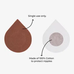 buttchique Cinnamon Pasties + Plus Size Stick-On Pasties for Complete Coverage, Waterproof & Sweat-Proof, Safe to Use Directly on Skin image 2