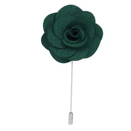 peluche Brawny Delicacy Dark Green Brooch for Men image 1
