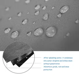 dnei Snow Masks Long Straps 600D Ripstop Oxford Fabric Waterproof Dirt Repellent Hiking Boots with Pocket for Mountain Climbing (Grey) image 5