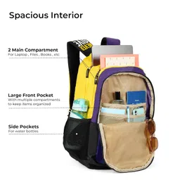 nasher miles Sport 45 L Backpack with 3 Compartment and Rain Cover| Ideal for Casual, College, School Bags for Boys & Girls image 4