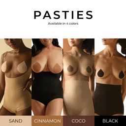 buttchique Cinnamon Stick-On Pasties for Complete Coverage, Waterproof & Sweat-Proof, Safe to Use Directly on Skin image 4