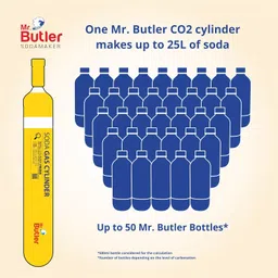 Mr. Butler Instafizz Sodamaker- Single Cylinder, Black image 3