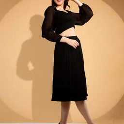 nuevosdamas Women Elegant Solid Blouse Top image 5