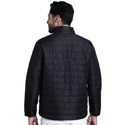 cantabil Solid Full Sleeves Mock Collar Regular Fit Full Zipper Men Casual Jacket | Casual Winter Jackets for Men | Mens Jackets for Winter Wear (P_MJKT00147) image 2