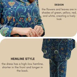 greciilooks Women's Rayon Floral Co-Ord Set image 4