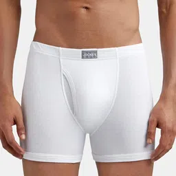 jockey 8008 Men's Super Combed Cotton Rib Solid Boxer Brief with Ultrasoft Concealed Waistband (Pack of 2) image 2