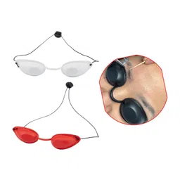 LOOM TREE® 2xEye Protection Goggles Absorbting Full Shading Adjustable Eyepatch White | Other Health & Beauty image 4