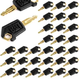 QWORK 5P8500 Cat Keys, 40 Pack Ignition Keys for Caterpillar Heavy Equipment image 1