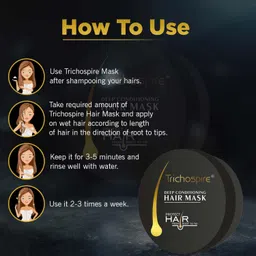 Trichospire Deep Conditioning Unscented Damaged Hair Mask (200 Gm),1 Count image 5