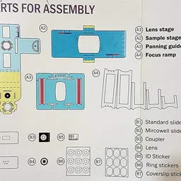 Robocraze Foldable DIY Paper Foldscope Microscope Basic kit DIY paper Microscope- (Pack of 1) image 4