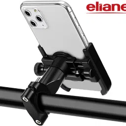Eliane Universal Metal Mobile Phone Mount Holder Waterproof 360° Anti Shake Grip Clamp GPS Maps Navigation for Handlebar All Bikes, Cycle, Scooty 3.5 and 7.0 inches Fits | Car, Bike (Pack of 1) image 5