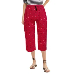 suman tex Women's Cotton Printed Nightwear Capris Pyjama Capri for Girls and Women Printed 3/4 Pyjama Set of 3 Multicolor, Prints and Colors May Vary image 2