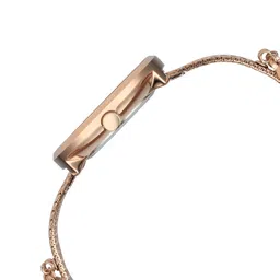 titan Raga Memoirs Quartz Analog Mother of Pearl Dial with Rose Gold Metal Strap Watch for Women/NT95253WM01F image 4