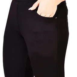 instacrysta Jeggings for Women and Girls Slim Fit Plain Pants Skinny Fit Stretchable Trousers image 5
