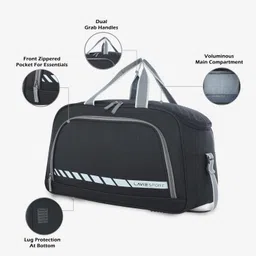 lavie sport Cabin Size 50cms Orbit Duffle Bag | Sturdy Airbag Duffle image 2