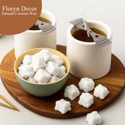 100% Pure Coconut Wax For Candle Making | Candle Making Raw Material | Diy | Candle Making (Pack Of 1 Kg), White image 4