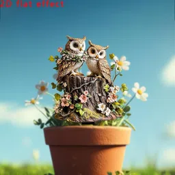 club bollywood The Style Sutra Cute Owl Garden Stake 2D Art Waterproof Yard Sign for Sidewalk Home Backyard|Home & Garden | Plaques & Signs|1 Cute Owl Garden Stake image 4