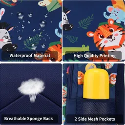 frantic Waterproof Polyester 26 L School Backpack School Bag Daypack Picnic Bag For Boys & Girl(Parent_P44) image 5