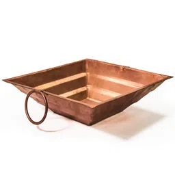 Achleshwar Pure Copper Hawan Kund for Poojan Purpose, Indian Cultural Religious Item Best for Home, Office.Copper,Brown,(13 x 13 Inch);Ach309 image 1