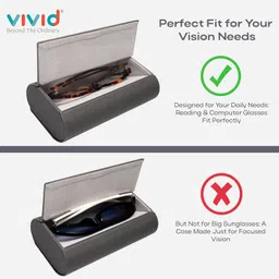 vivid Unisex Adult Lightweight Eyewear Specs Case Cover | Protect Eye Glasses | Chashma Dibbi | Spectacle Box image 3