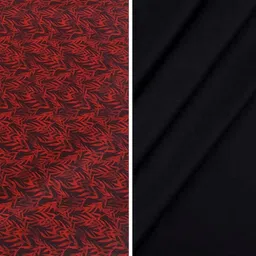 Pri & Su CottLinns Combo of Giza Cotton Printed Shirt Fabric 800066 & Trouser 90009 image 1