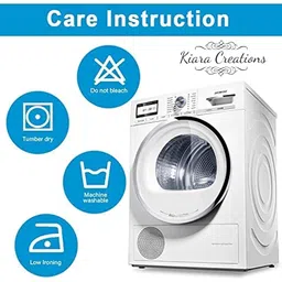 Kiara Creations 1 Piece Heavy Printed Curtains for Window 6 Feet, Brown image 5