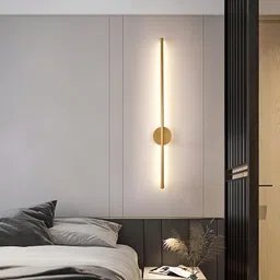 FILLISKA Led Wall Highlighter Light, 3-in-1 Colour Changing, Luxurious Wall Decor (Sleek Gold-098) image 1