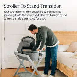 UPPAbaby Bassinet Stand, Grey image 2
