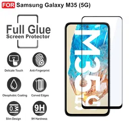 CEDO Tempered Glass for Samsung Galaxy M35 (5G) | Screen Protector Full HD Quality Tempered Glass Anti-Scratch Edge to Edge Coverage with Easy Installation Kit (Black) image 4