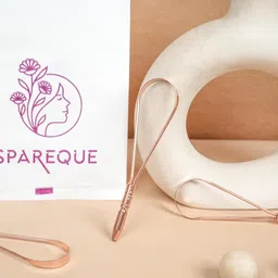 Copper Tongue Cleaner For Kids & Adults For Fresh Breath & Bacteria Removal Improved Taste Sense & Oral Hygiene, Ayurvedic Tongue Scraper For Bad Breath image 4