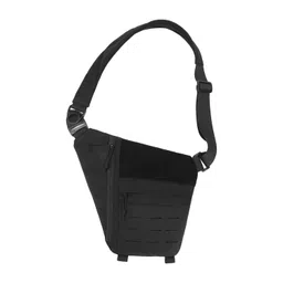 loom tree MenS Chest Bag Chest Pack Daypack For Outdoor Sports Motorcycle Backpacking All Black | Outdoor Sports | Camping & Hiking | Hiking Backpacks | Day Packs image 5