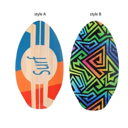 Merishopp Skimboard for Kids Boys and Girls Portable Lightweight Play Water Surf Board Style A image 2