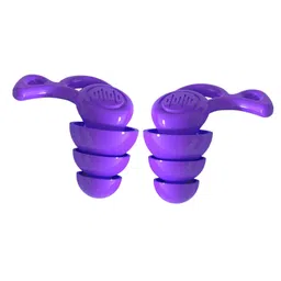 Enakshi (LABEL) Creations Silicone Earplugs Comfortable Sleeping Ear Plugs For Noisy Places Work Study PurpleBusiness & Industrial|Facility Maintenance & Safety|Personal Protective Equip/Ppe|Ear image 3