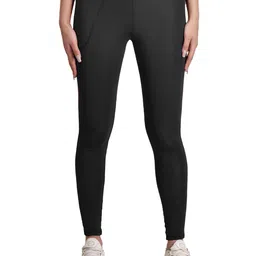 180° Degree Premium High Waist Stretchable Gym Tights Leggings with Pockets Gym wear/Active Wear Tights Yoga Pants Zumba/Dance Womens Workout Tights Gym Tight image 1