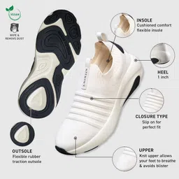 neeman's Begin Walk ‘Breeze’ Walking Shoes for Men | Breathable Knit Upper with Cushioned Insole & Supportive Midsole for Everyday Comfort image 5