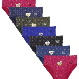 jil x Women's Cotton Brief/Hipster Panties Undergarments Combo Pack image 1
