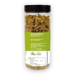 wonderland foods (device) Wonderland Foods 500g Plain Green Raisin (Kishmish) Dried Grapes Jar | Healthy Nutritious & Delicious | Rich in Iron & Vitamin B | Healthy Sweet Treats image 3
