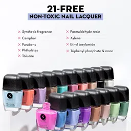 SUGAR Cosmetics Tip Tac Toe Nail Lacquer Classic | Long-lasting, 100% Chip-resistant & Glossy Finish | 10ml - 05 Social Sepia image 5