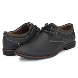 centrino Men's Formal Classic Derby Lace-Up Formal Shoes for Office, Party,Wedding | Dress Shoes | Extra Cushioning Insole | Lightweight & Comfortable (7956) image 2