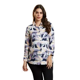 momtobe Women's Rayon Maternity Shirt/Pregnancy Shirt/Western Shirt for Office wear and Post Pregnancy image 1