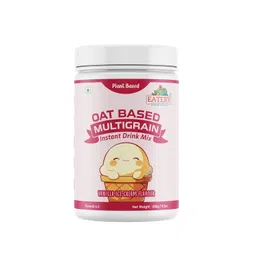 Eatery Harvest Oat Based Multigrain Vanilla Ice-Cream Flavour Instant Beverage Powder Mix 300 g(15 days serving) Daibetic Friendly, NO added sugar, Barista Beverage DAIRY FREE, Vegan, Lactose free, Makes ~ 3 litre flavoured oat milk,100% Plant-Based, Protein & Fibre rich, No Preservatives, NO added color image 1