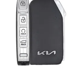 Auto Thrill Premium Metal Key Cover for Kia Seltos 2024/2023 Facelift HTX, Carens X Line, Sonet Facelift - 4 Button Smart Key (Black) image 3