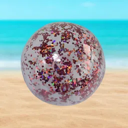 calandis CALANDIS® 2xInflatable Beach Ball Funny Swimming Pool Toy for Kids Birthday Party Supplies 40cm Gold | Exercise Balls | Fitness Equipment & Gear image 5