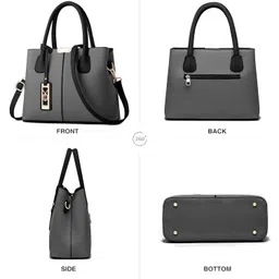 cocifer COCIFERWomen Top Handle Satchel Handbags Shoulder Bag Tote Purse Messenger Bags image 2