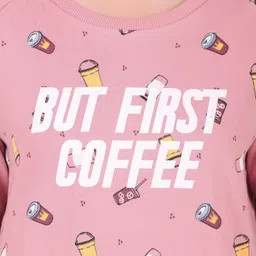 stories.label Cotton Sweatshirt for Women in 300 GSM Fabric with Ribbed Details Includes Plus Sizes (S-5XL) image 3